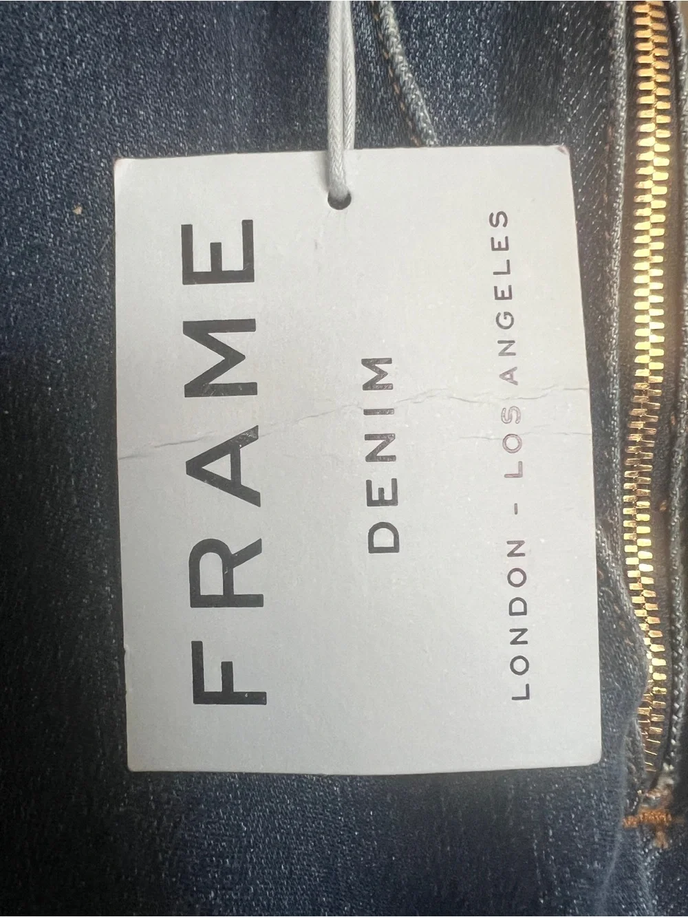 NWT Frame Denim Bell Bottom Jeans SZ 24 Cropped High Rise Hipster Boho Festival - Picture 6 of 9